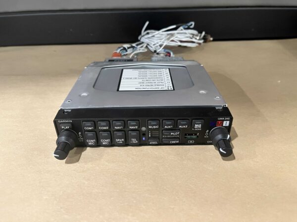 Garmin GMA350H Audio Panel with tray 011-02385-10 
