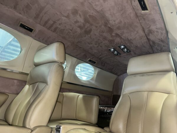 1979 Cessna 414A Complete Interior Tan Seats 7 W/Commode Panels Plastics & Trim - Image 5